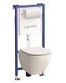 Комплект унитаза Laufen Basal VPACK 6.2071.2.007.000.3 с инсталляцией, клавишей смыва и сиденьем Комплект унитаза Laufen Basal VPACK 6.2071.2.007.000.3 с инсталляцией, клавишей смыва и сиденьем