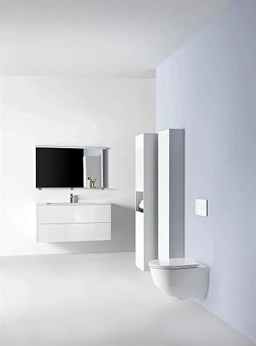 Комплект унитаза Laufen Pro 8.6996.6.000.000.R с инсталляцией, клавишей смыва и сиденьем Комплект унитаза Laufen Pro 8.6996.6.000.000.R с инсталляцией, клавишей смыва и сиденьем