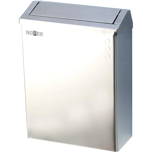 Контейнер для мусора NOFER 14078.B настенный 23 л. с крышкой Глянцевый Контейнер для мусора NOFER 14078.B настенный 23 л. с крышкой Глянцевый