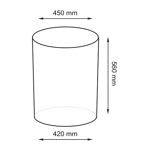 Корзина для белья WasserKRAFT Bever WB-240-L коричневый Корзина для белья WasserKRAFT Bever WB-240-L коричневый