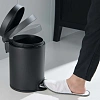 Корзина для мусора Aquatek AQ4991MB черный матовый Корзина для мусора Aquatek AQ4991MB черный матовый