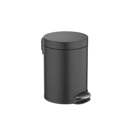 Корзина для мусора Aquatek AQ4991MB черный матовый Корзина для мусора Aquatek AQ4991MB черный матовый