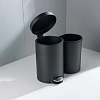Корзина для мусора Aquatek AQ4992MB черный матовый Корзина для мусора Aquatek AQ4992MB черный матовый