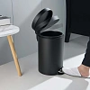 Корзина для мусора Aquatek AQ4992MB черный матовый Корзина для мусора Aquatek AQ4992MB черный матовый