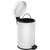 Корзина для мусора BERGES для мусора с педалью 12 л, белое 122004 Корзина для мусора BERGES для мусора с педалью 12 л, белое 122004