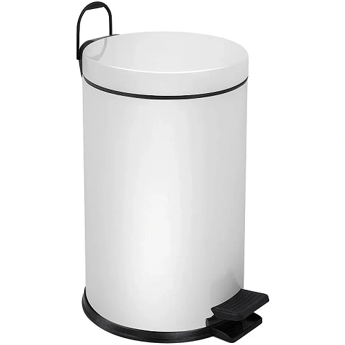 Корзина для мусора BERGES для мусора с педалью 12 л, белое 122004 Корзина для мусора BERGES для мусора с педалью 12 л, белое 122004