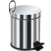 Корзина для мусора BERGES для мусора с педалью 5 л, хром 121002 Корзина для мусора BERGES для мусора с педалью 5 л, хром 121002