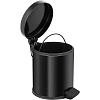 Корзина для мусора BERGES для мусора с педалью 5 л, черное 123001 Корзина для мусора BERGES для мусора с педалью 5 л, черное 123001