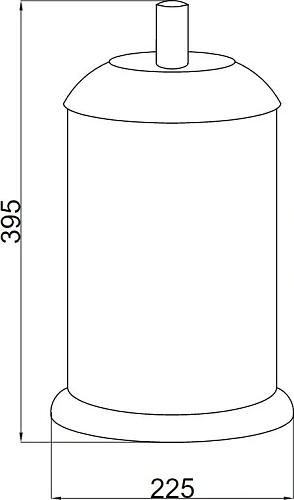 Корзина для мусора Boheme MURANO 10907-GR-CR CHROME металл (бирюзовое) Корзина для мусора Boheme MURANO 10907-GR-CR CHROME металл (бирюзовое)