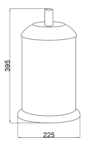 Корзина для мусора Boheme Murano 10907-W-BR Корзина для мусора Boheme Murano 10907-W-BR