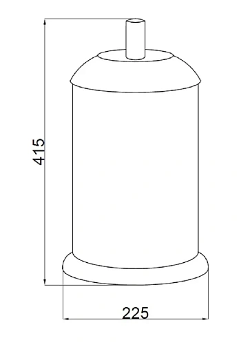 Корзина для мусора Boheme Murano 10914-W-G Корзина для мусора Boheme Murano 10914-W-G
