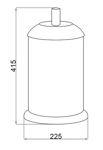 Корзина для мусора Boheme Murano Cristal 10914-CRST-G стекло Корзина для мусора Boheme Murano Cristal 10914-CRST-G стекло