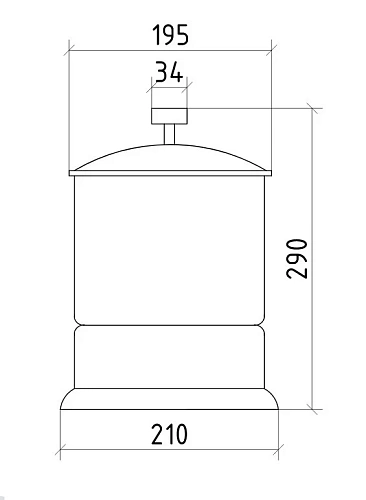 Корзина для мусора Boheme Royal Cristal 10927-CR Корзина для мусора Boheme Royal Cristal 10927-CR