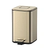 Корзина для мусора Boheme квадратное золото матовое 10948-MG