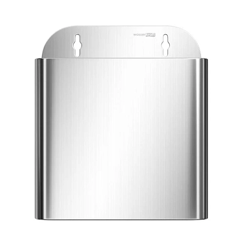 Корзина для мусора WasserKRAFT K-10611 11л никель Корзина для мусора WasserKRAFT K-10611 11л никель