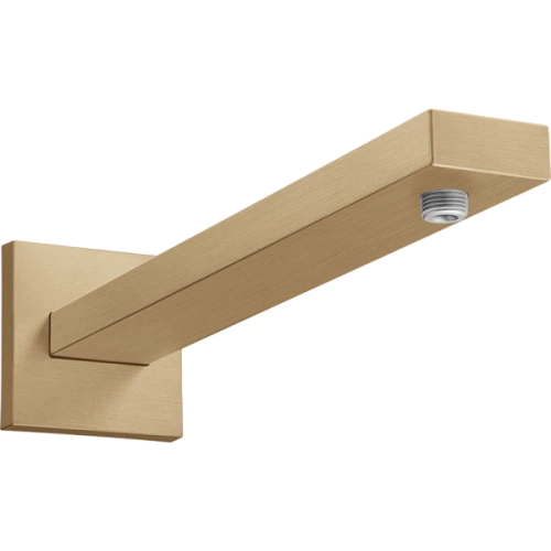 Кронштейн верхнего душа Hansgrohe Square 38,9 см. 27694140, шлифованная бронза Кронштейн верхнего душа Hansgrohe Square 38,9 см. 27694140, шлифованная бронза