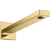 Кронштейн верхнего душа Hansgrohe Square 38,9 см. 27694990, полированное золото