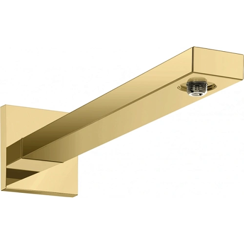 Кронштейн верхнего душа Hansgrohe Square 38,9 см. 27694990, полированное золото Кронштейн верхнего душа Hansgrohe Square 38,9 см. 27694990, полированное золото