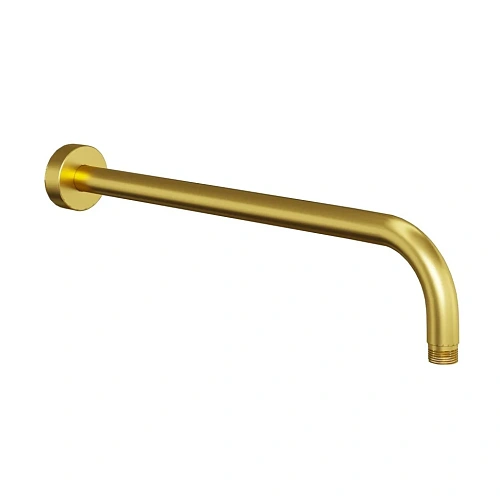 Кронштейн верхнего душа Paini 50PJ745T140BI круглый 400 мм, матовое золото PVD Кронштейн верхнего душа Paini 50PJ745T140BI круглый 400 мм, матовое золото PVD