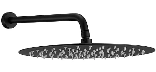Кронштейн верхнего душа VENTAS R BLACK настенный, 40 см, черный матовый 074010 Кронштейн верхнего душа VENTAS R BLACK настенный, 40 см, черный матовый 074010