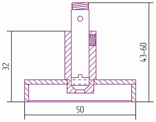 Кронштейн Сунержа TUBE телескопический 00-1500-0000 Без покрытия Кронштейн Сунержа TUBE телескопический 00-1500-0000 Без покрытия