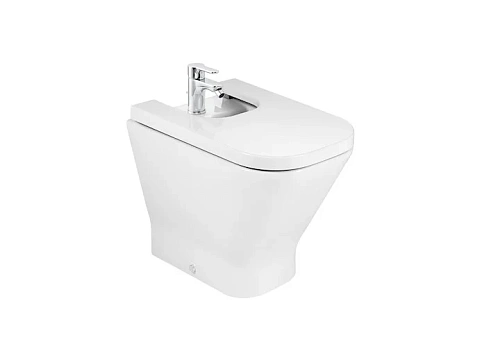 Крышка для биде Roca The Gap Soft Close 806470004 с микролифтом, петли хром 806472004 Крышка для биде Roca The Gap Soft Close 806470004 с микролифтом, петли хром 806472004