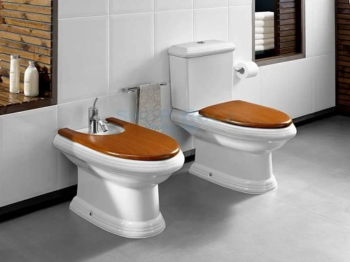 Крышка-сиденье Roca America 801492М14 микролифт, цвет вишня Крышка-сиденье Roca America 801492М14 микролифт, цвет вишня