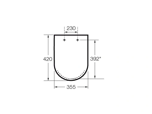 Крышка-сиденье Roca Dama-N 80178B004 Крышка-сиденье Roca Dama-N 80178B004