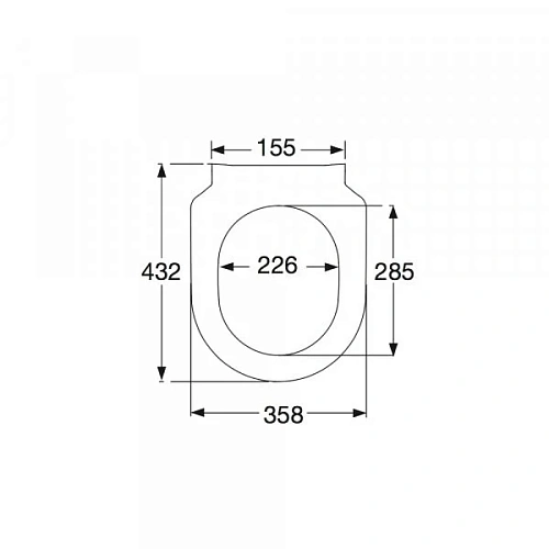 Крышка-сиденье Villeroy & Boch Avento SoftClosing QuickRelease SlimSeat 9M87S101 Крышка-сиденье Villeroy & Boch Avento SoftClosing QuickRelease SlimSeat 9M87S101