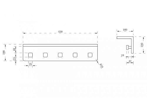 Крючок ABBER Stein AS1651 белая матовая Крючок ABBER Stein AS1651 белая матовая