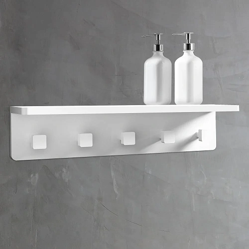 Крючок ABBER Stein AS1651 белая матовая Крючок ABBER Stein AS1651 белая матовая