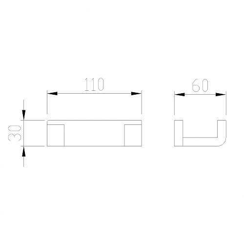 Крючок ABBER Westen AA1750G золото матовое Крючок ABBER Westen AA1750G золото матовое