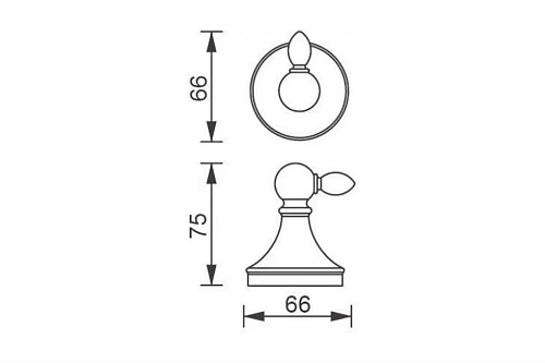 Крючок Aquanet 5582 Крючок Aquanet 5582