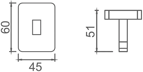 Крючок Aquanet 6582MB Крючок Aquanet 6582MB
