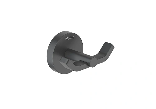 Крючок Aquatek БЕТТА AQ4602MB черный матовый Крючок Aquatek БЕТТА AQ4602MB черный матовый