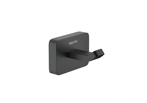 Крючок Aquatek ЛИБРА AQ4301MB черный матовый Крючок Aquatek ЛИБРА AQ4301MB черный матовый