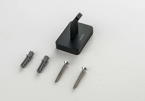 Крючок Aquatek ЛИБРА AQ4301MB черный матовый Крючок Aquatek ЛИБРА AQ4301MB черный матовый