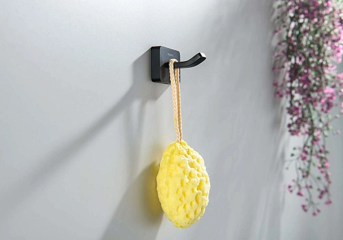 Крючок Aquatek ЛИБРА AQ4301MB черный матовый Крючок Aquatek ЛИБРА AQ4301MB черный матовый