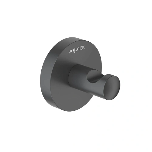 Крючок Aquatek ОБЕРОН AQ4201MB черный матовый Крючок Aquatek ОБЕРОН AQ4201MB черный матовый