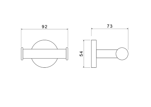 Крючок Aquatek ОБЕРОН AQ4202MB черный матовый Крючок Aquatek ОБЕРОН AQ4202MB черный матовый