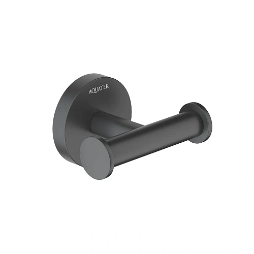 Крючок Aquatek ОБЕРОН AQ4202MB черный матовый Крючок Aquatek ОБЕРОН AQ4202MB черный матовый