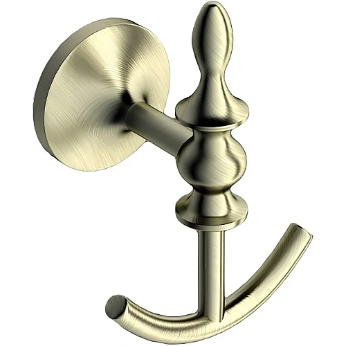 Крючок Art&Max Bohemia (AM-E-4286B-Br) бронза (двойной) Крючок Art&Max Bohemia (AM-E-4286B-Br) бронза (двойной)