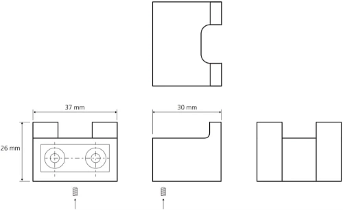 Крючок Bemeta NERO 135006230 Крючок Bemeta NERO 135006230
