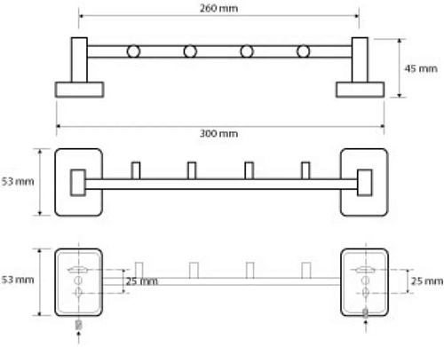 Крючок Bemeta NIKI 153105112 Крючок Bemeta NIKI 153105112