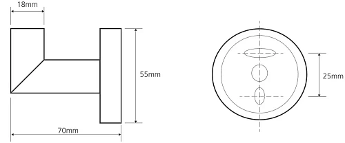 Крючок Bemeta OMEGA 104206022 Крючок Bemeta OMEGA 104206022