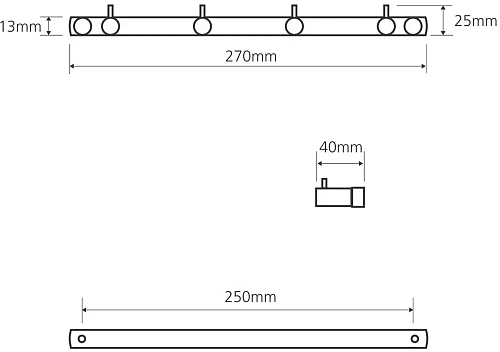 Крючок Bemeta OMEGA 104606102 Крючок Bemeta OMEGA 104606102