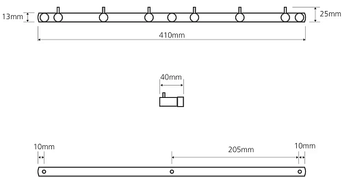 Крючок Bemeta OMEGA 104606112 Крючок Bemeta OMEGA 104606112