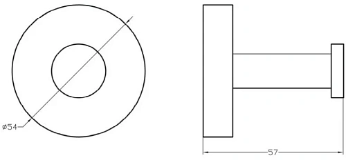 Крючок Bemeta RAWELL 104106182 Крючок Bemeta RAWELL 104106182