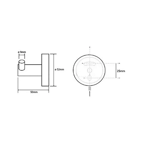 Крючок Bemeta TREND-I 104106038 Крючок Bemeta TREND-I 104106038