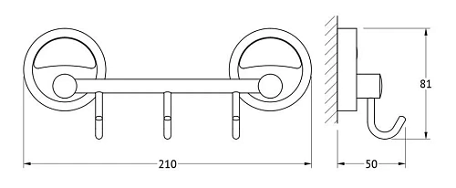 Крючок FBS Ellea ELL 024 длина 20 см Крючок FBS Ellea ELL 024 длина 20 см